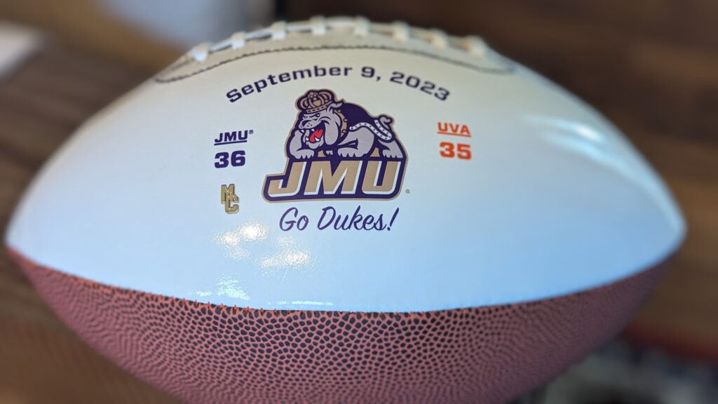 JMU vs. UVA A Win to Remember, A Ball to Celebrate! Montpelier
